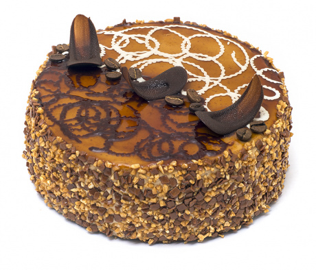 Сырно-кофейный торт с черносливом (56 СИ)