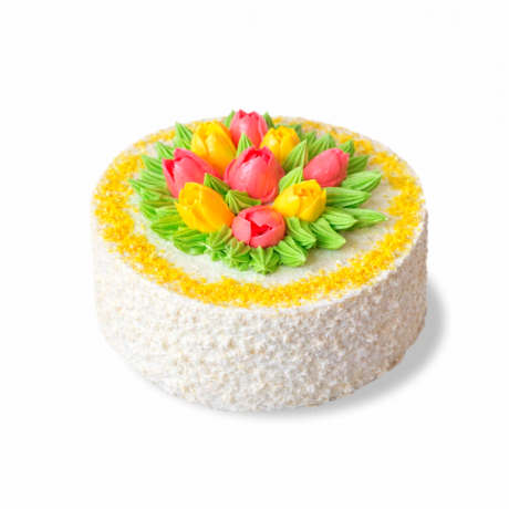 Сырный торт с клубничным вкусом (62 СИ) в оформл.